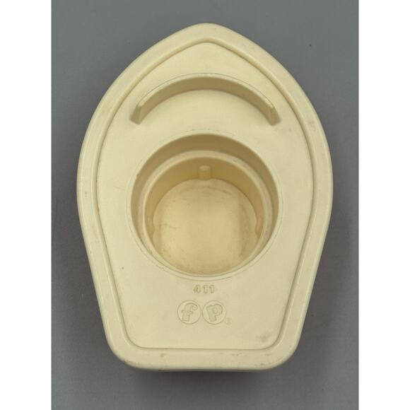 Vintage Fisher Price #411 Floating Red White Boat - Picture 2 of 8